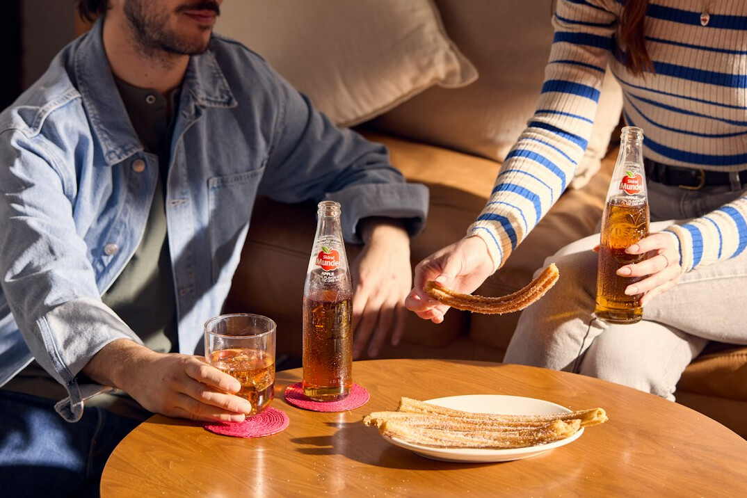 Friends having an open conversation at a table